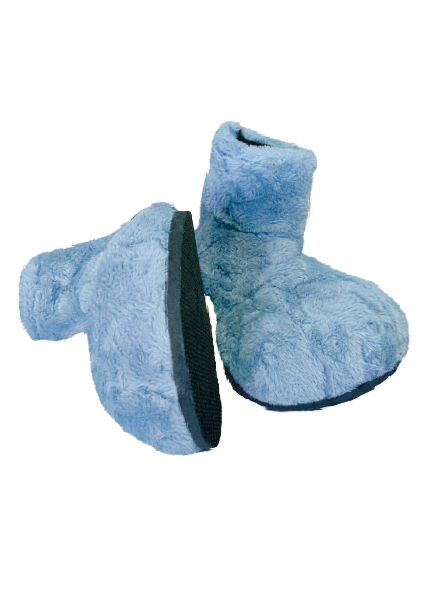 Light blue Deluxe Mascot Parade Feet - plush mascot costume shoe covers | The Mascot Store