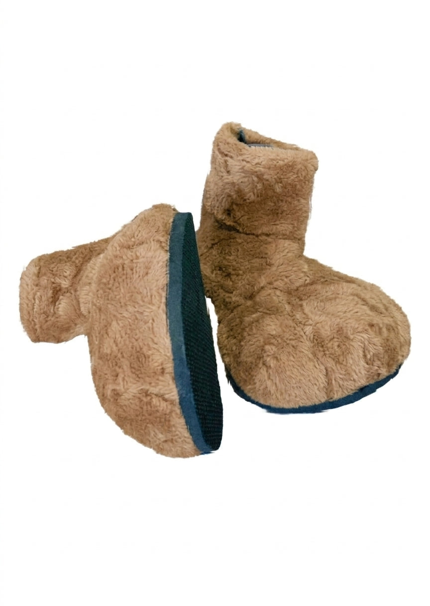Light Brown Deluxe Mascot Parade Feet - plush mascot costume shoe covers | The Mascot Store