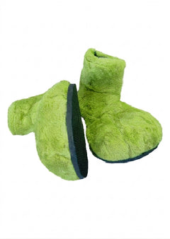 Lime Deluxe Mascot Parade Feet - plush mascot costume shoe covers | The Mascot Store