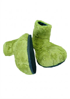 Lime Deluxe Mascot Parade Feet - plush mascot costume shoe covers | The Mascot Store