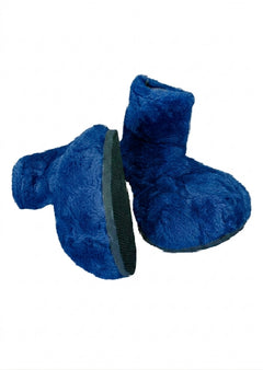 Royal Blue Deluxe Mascot Parade Feet - plush mascot costume shoe covers | The Mascot Store