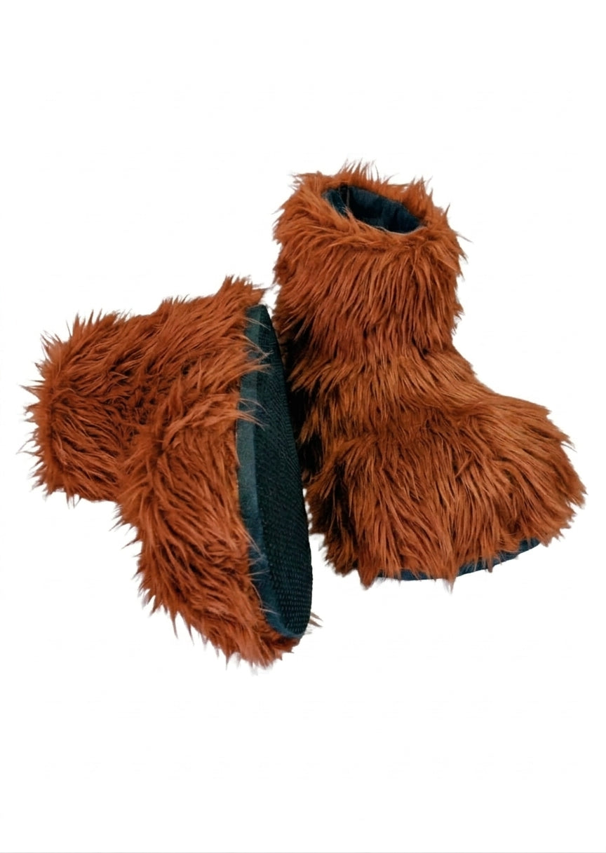 Rust Deluxe Mascot Parade Feet - plush mascot costume shoe covers | The Mascot Store