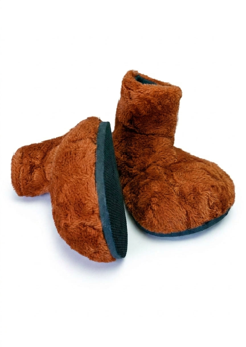 Rust Deluxe Mascot Parade Feet - plush mascot costume shoe covers | The Mascot Store