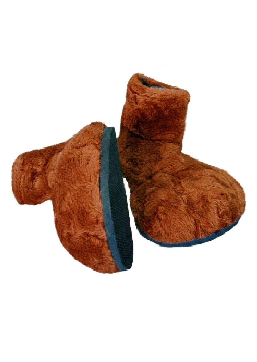 Rust Deluxe Mascot Parade Feet - plush mascot costume shoe covers | The Mascot Store