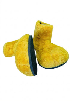 Yellow Deluxe Mascot Parade Feet - plush mascot costume shoe covers | The Mascot Store