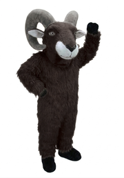 Desert Bighorn Mascot - long fur Dark Brown