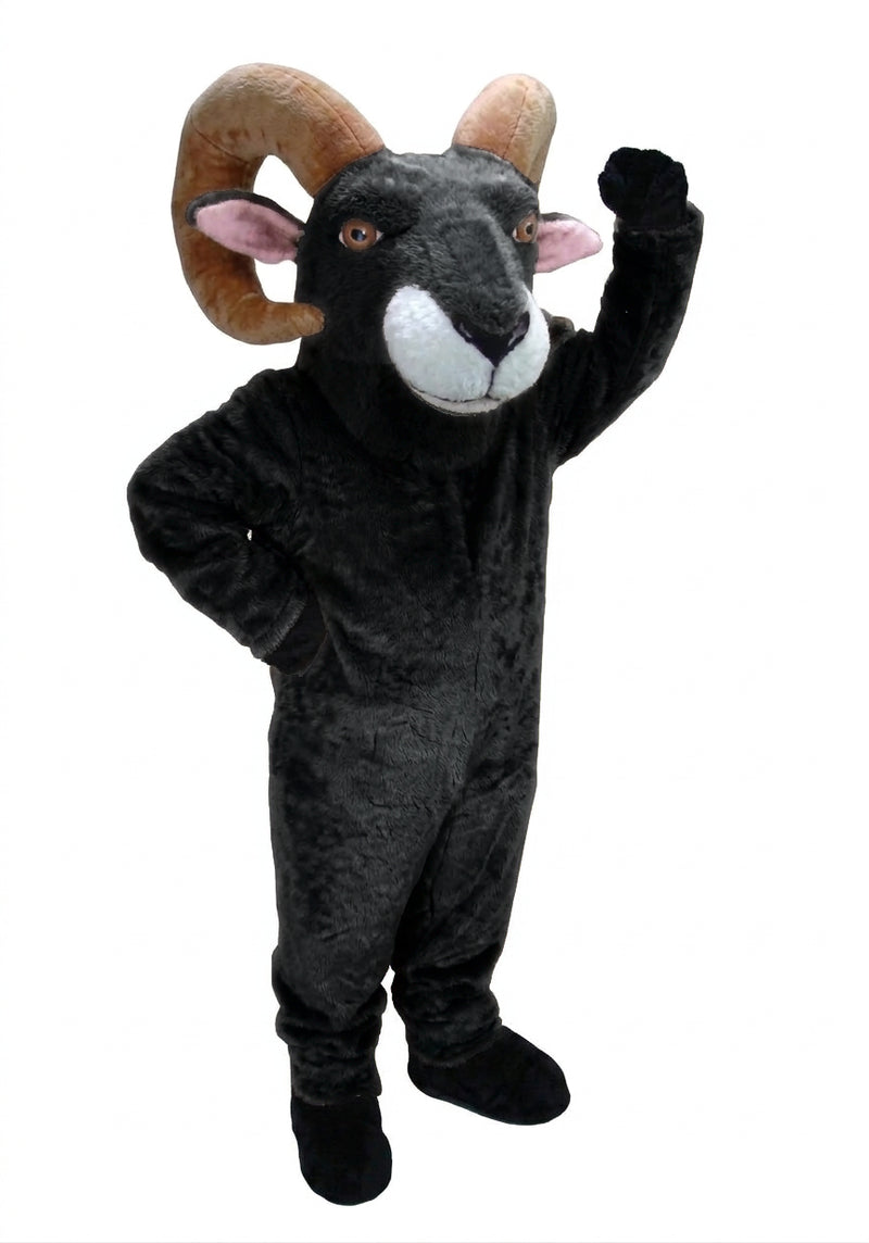 Desert Bighorn Mascot - short fur Black
