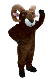 Desert Bighorn Mascot - short fur Chocolate Brown