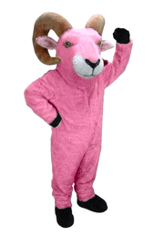 Desert Bighorn Mascot - short fur Pink