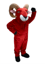 Desert Bighorn Mascot - short fur Red