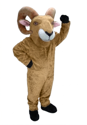 Desert Bighorn Mascot - short fur Tan