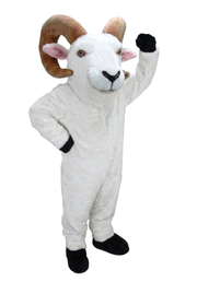 Desert Bighorn Mascot - short fur White