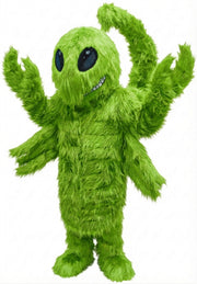 Desert Scorpion Mascot - Long fur / Lime mascot costume