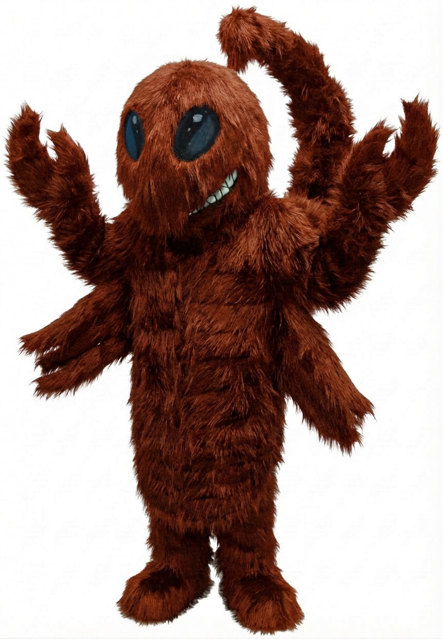 Desert Scorpion Mascot - Long fur / Rust mascot costume