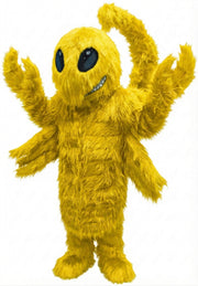 Desert Scorpion Mascot - Long fur / Yellow mascot costume