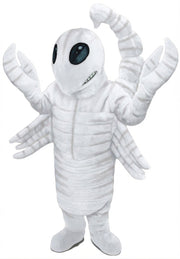 Desert Scorpion Mascot - Short fur / Albino Tiger mascot costume