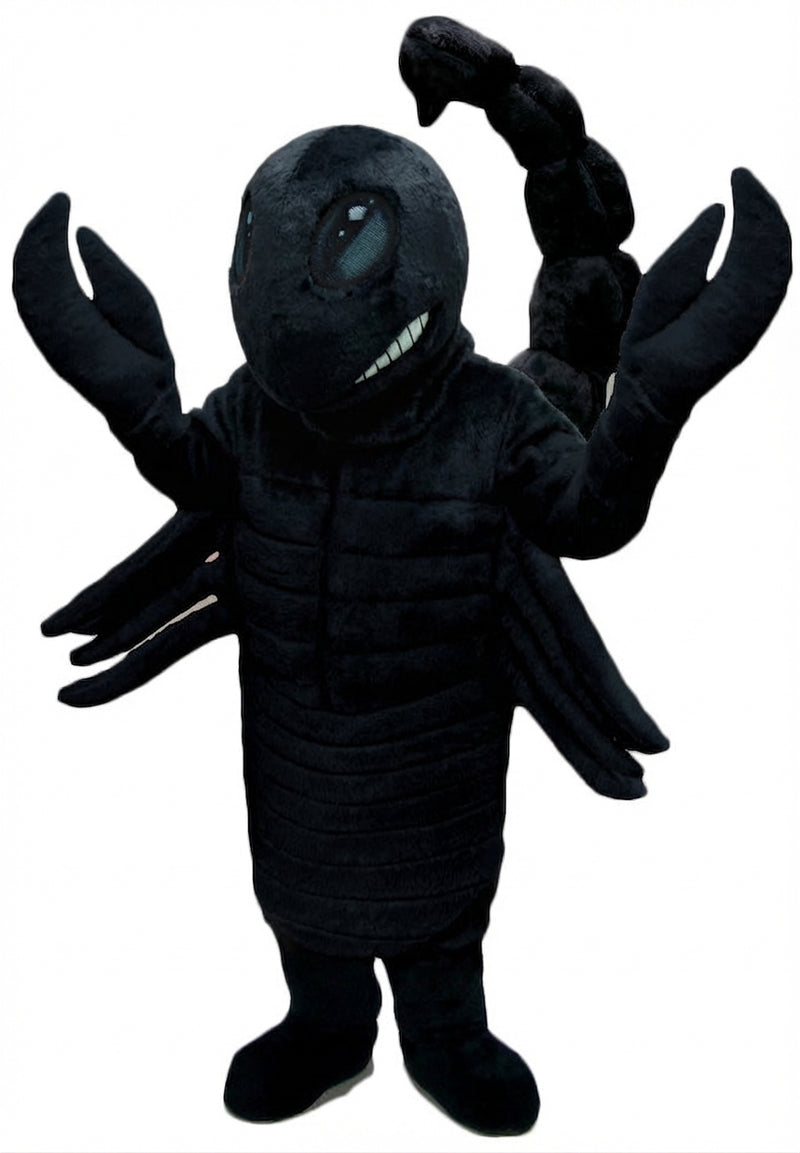 Desert Scorpion Mascot - Short fur / Black mascot costume