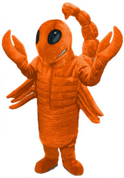 Desert Scorpion Mascot - Short fur / Bright Orange mascot costume