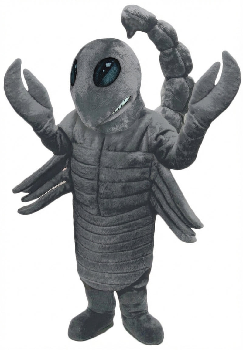 Desert Scorpion Mascot - Short fur / Grey mascot costume