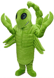 Desert Scorpion Mascot - Short fur / Lime mascot costume