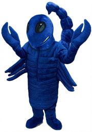 Desert Scorpion Mascot - Short fur / Royal blue mascot costume