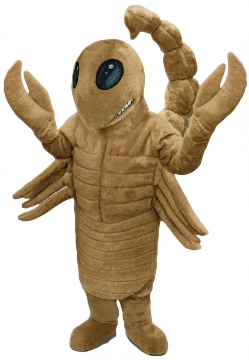 Desert Scorpion Mascot - Short fur / Tan mascot costume