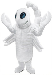 Desert Scorpion Mascot - Short fur / White mascot costume