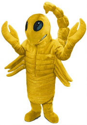 Desert Scorpion Mascot - Short fur / Yellow mascot costume