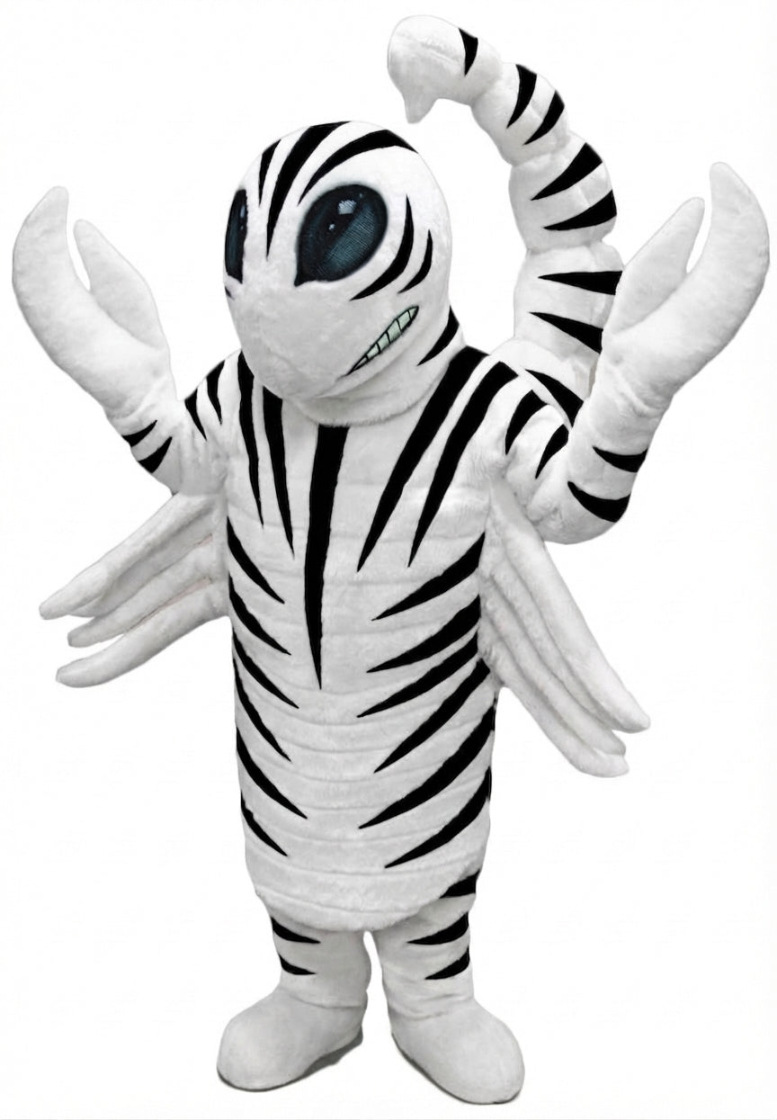 Desert Scorpion Mascot - Short fur / Zebra mascot costume