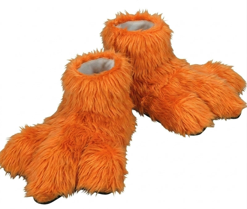 Bright Orange Duck Feet - plush mascot costume accessory | The Mascot Store
