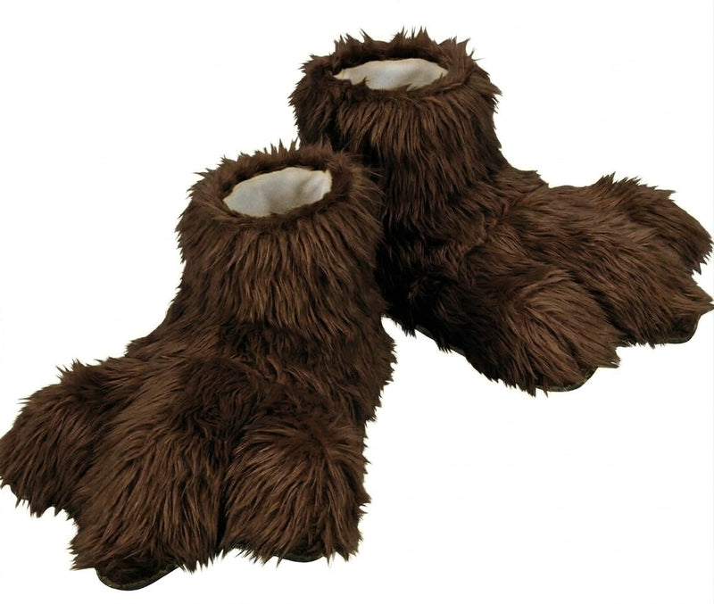 Dark Brown Duck Feet - plush mascot costume accessory | The Mascot Store