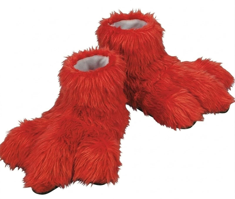 Red Duck Feet - plush mascot costume accessory | The Mascot Store