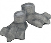 Grey Duck Feet - plush mascot costume accessory | The Mascot Store