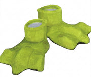 Lime Duck Feet - plush mascot costume accessory | The Mascot Store