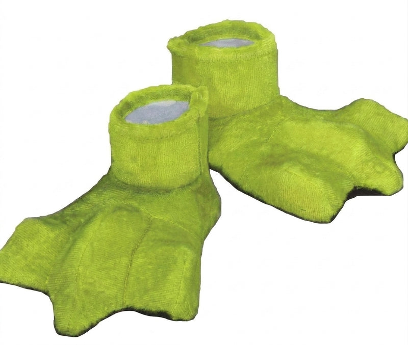 Lime Duck Feet - plush mascot costume accessory | The Mascot Store