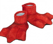 Red Duck Feet - plush mascot costume accessory | The Mascot Store