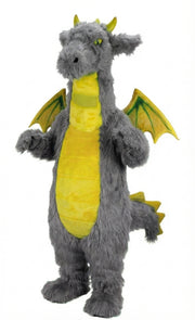 Fantasy Dragon Mascot Costume (Thermolite) - Long fur / Grey mascot costume