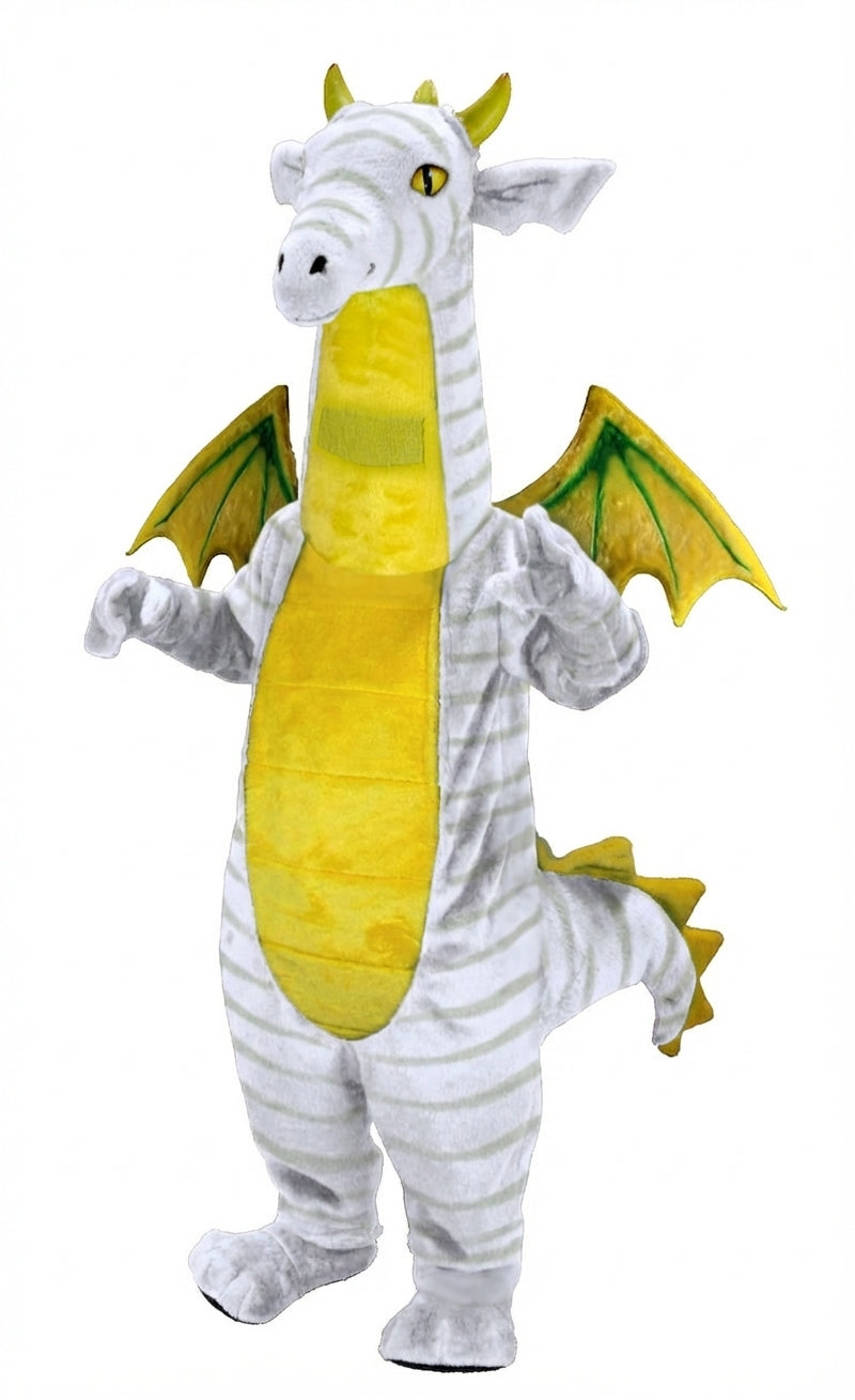 Fantasy Dragon Mascot Costume (Thermolite) - Short fur / Albino Tiger mascot costume