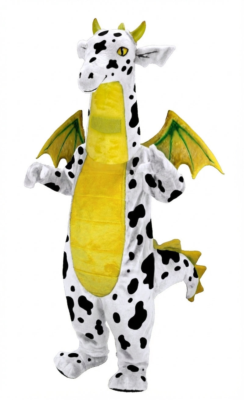 Fantasy Dragon Mascot Costume (Thermolite) - Short fur / Dalmatian mascot costume
