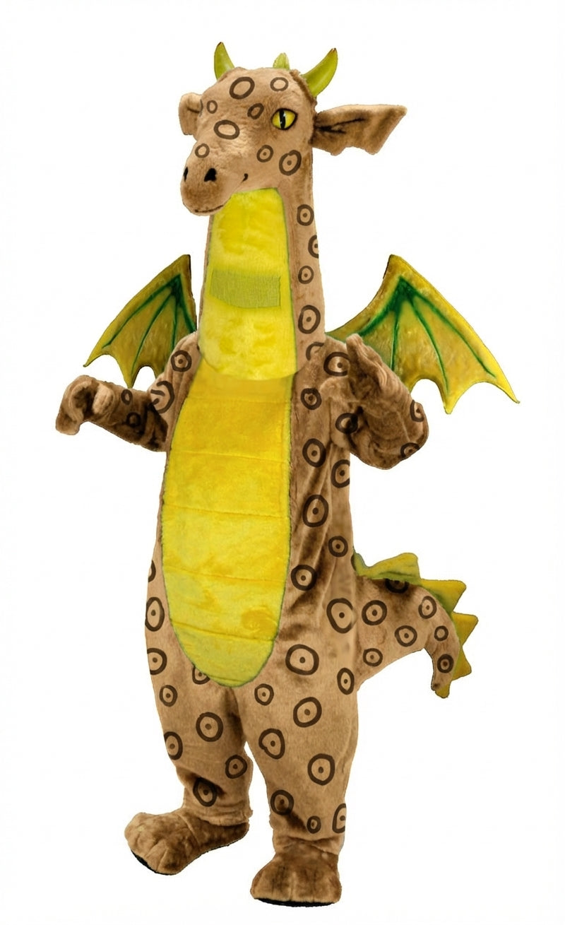 Fantasy Dragon Mascot Costume (Thermolite) - Short fur / Jaguar mascot costume