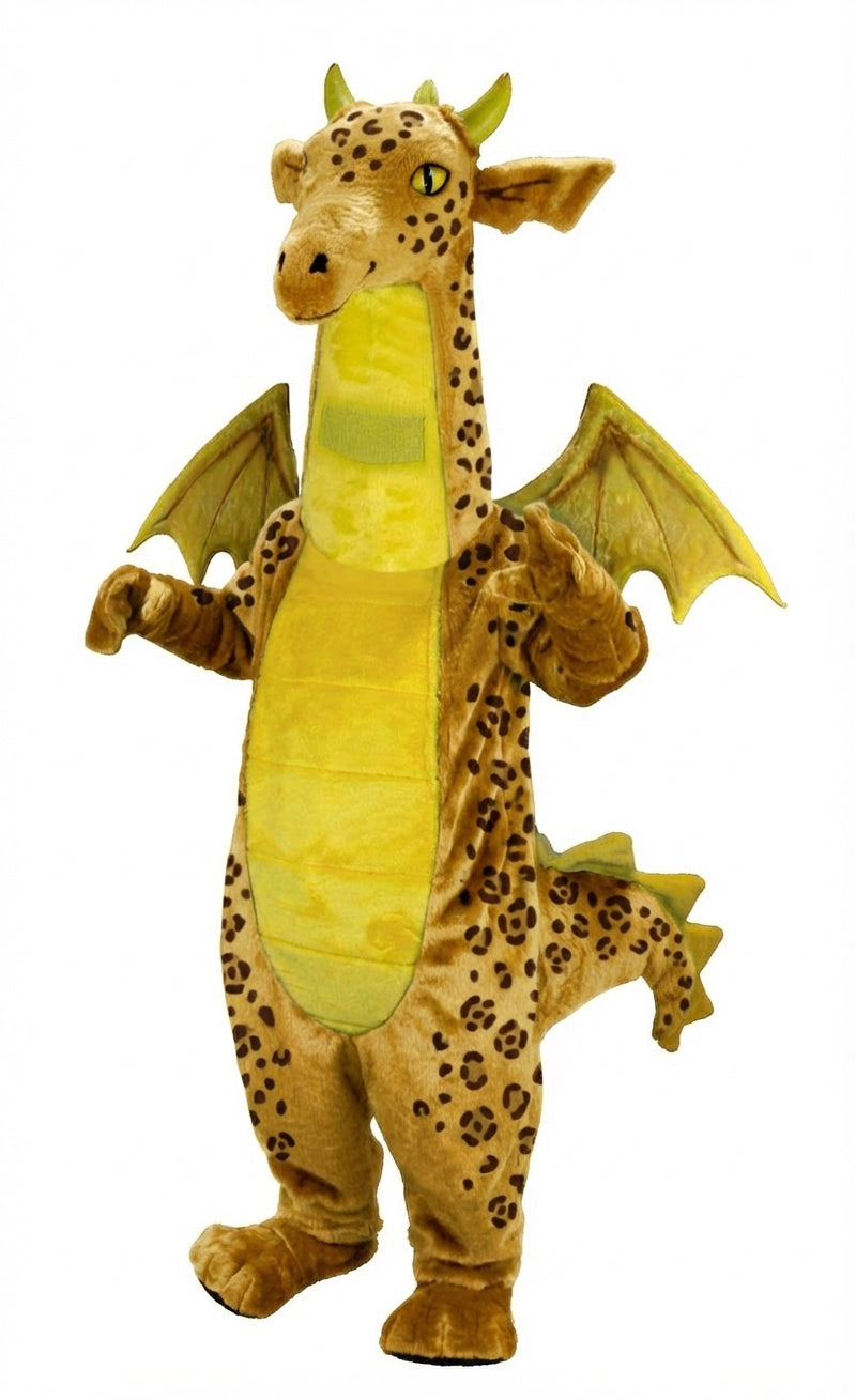 Fantasy Dragon Mascot Costume (Thermolite) - Short fur / Leopard mascot costume