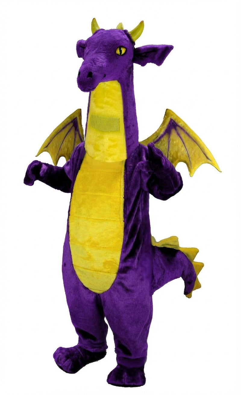 Fantasy Dragon Mascot Costume (Thermolite) - Short fur / Purple mascot costume