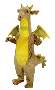 Fantasy Dragon Mascot Costume (Thermolite) - Short fur / Tan mascot costume