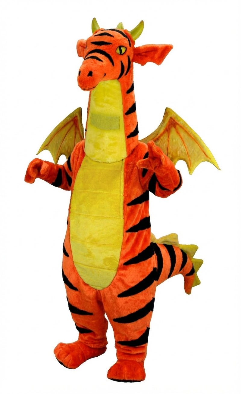 Fantasy Dragon Mascot Costume (Thermolite) - Short fur / Tiger mascot costume