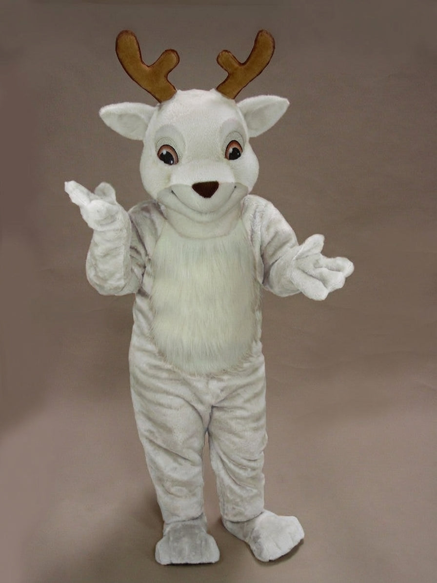 Fawn Baby Deer Mascot - Short fur / Albino Tiger mascot costume
