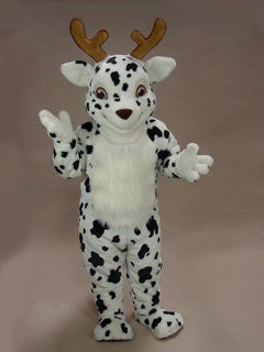 Fawn Baby Deer Mascot - Short fur / Dalmatian mascot costume