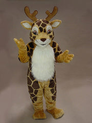 Fawn Baby Deer Mascot - Short fur / Giraffe mascot costume