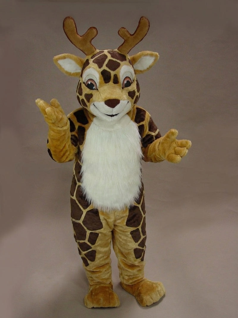 Fawn Baby Deer Mascot - Short fur / Giraffe mascot costume