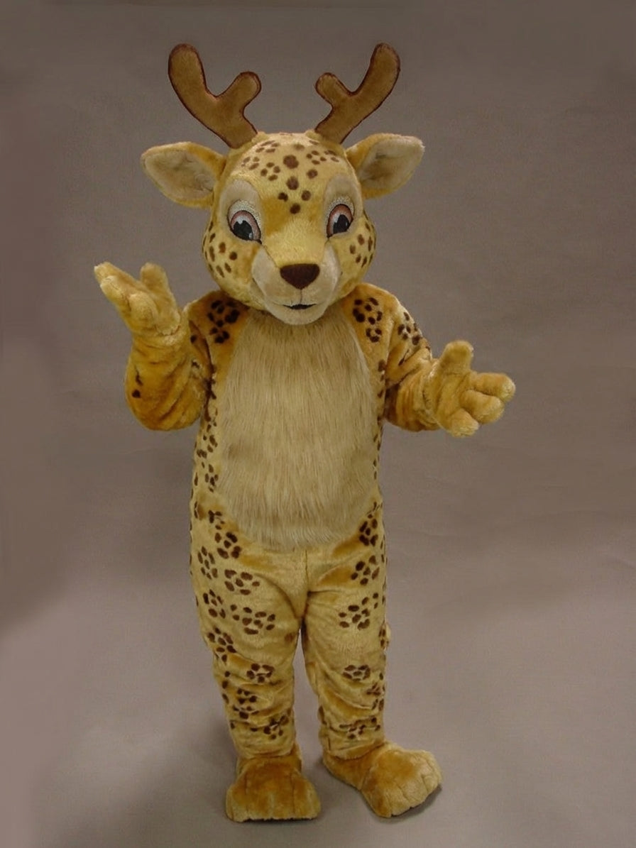 Fawn Baby Deer Mascot - Short fur / Leopard mascot costume