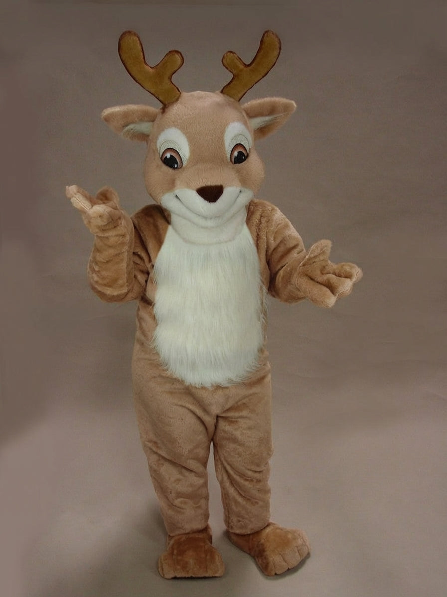Fawn Baby Deer Mascot - Short fur / Light Brown mascot costume